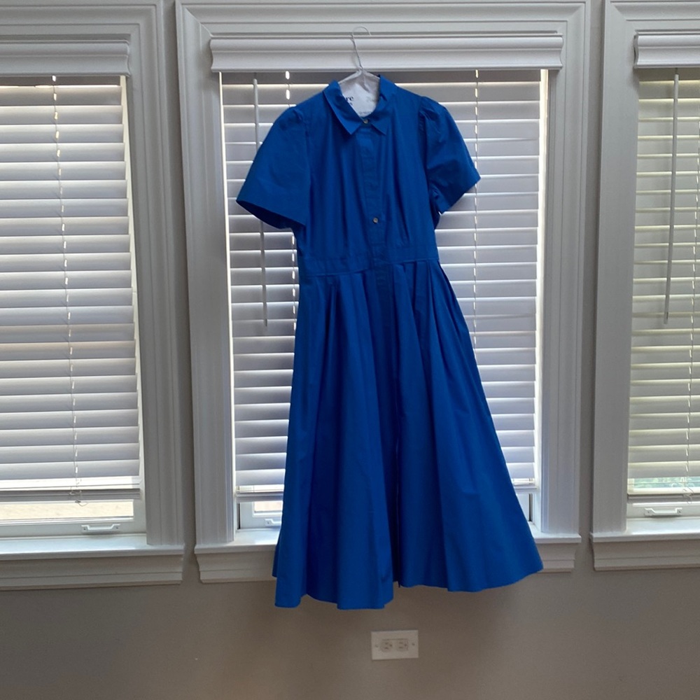 Alexis excellent used condition bright blue dress.
